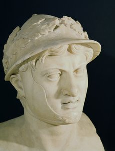 Busto de Pirro (312-272 a.C.) (detalle)
